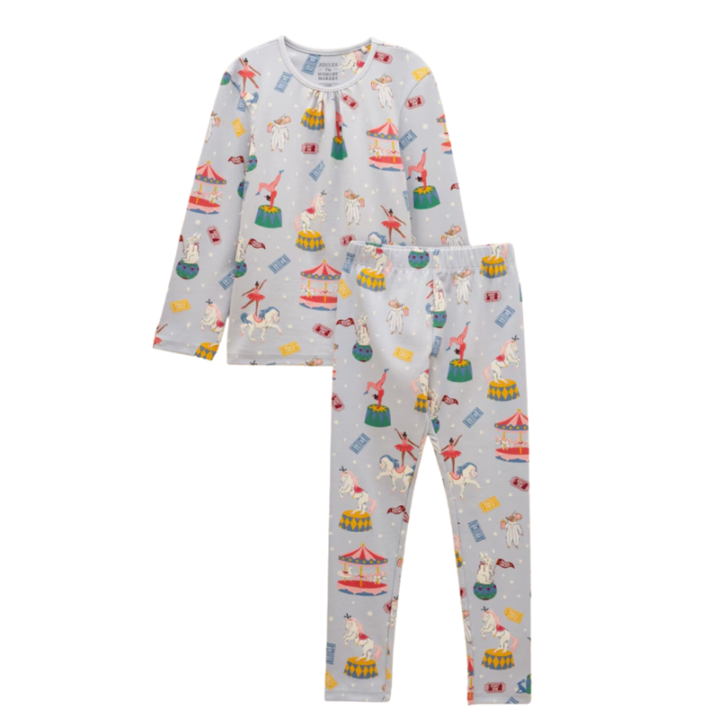 Joules Girls' Kipwell Pyjamas - Blue