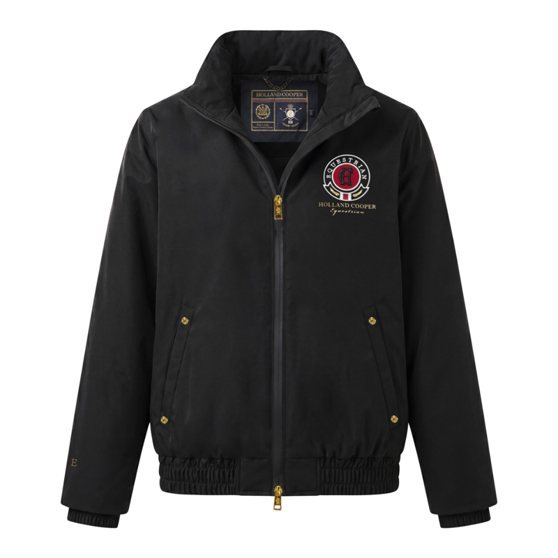 Holland Cooper Chiltern Team Waterproof Jacket - Black-1