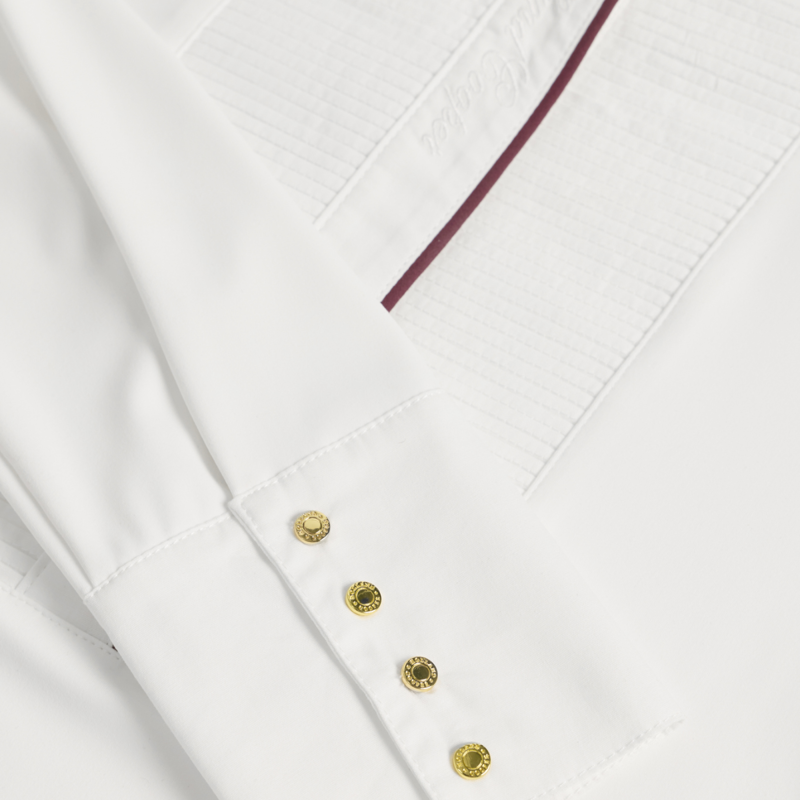 Holland Cooper Farleigh Long Sleeve Show Shirt - White-2