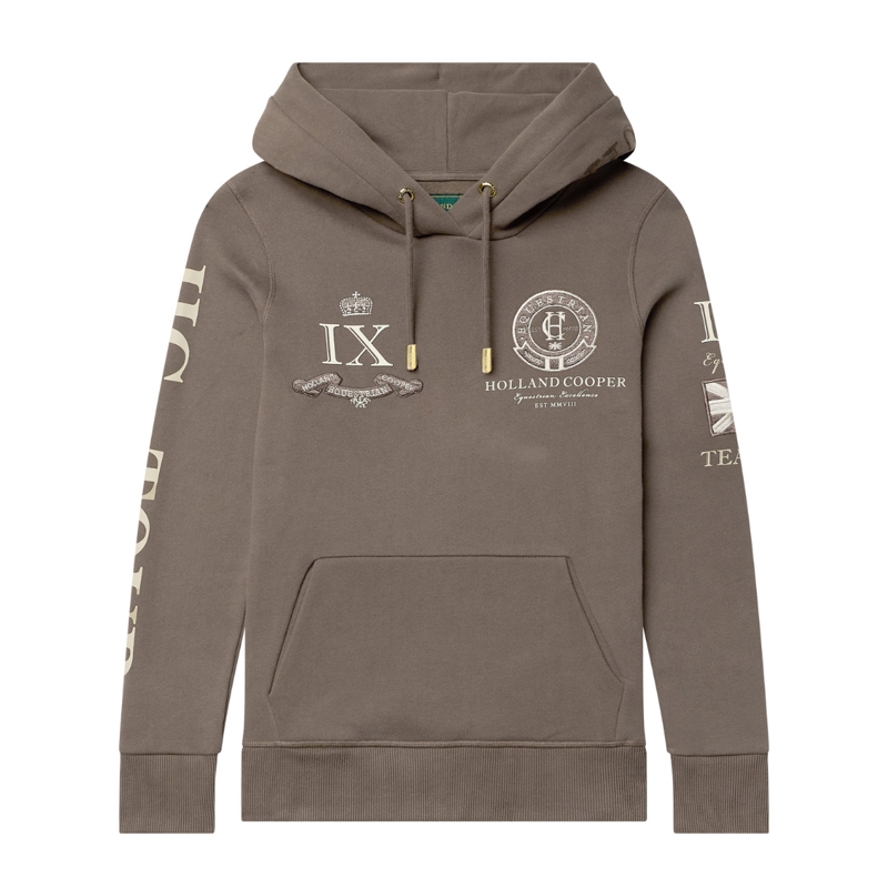 Holland Cooper Team Hoodie - Chestnut-4