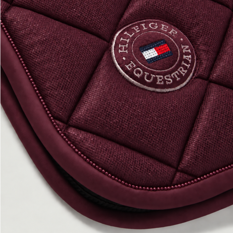 Tommy Hilfiger Parsons Jumping Saddlepad - Deep Burgundy-1