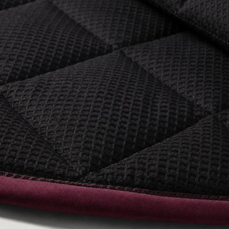 Tommy Hilfiger Parsons Dressage Saddlepad - Deep Burgundy-3