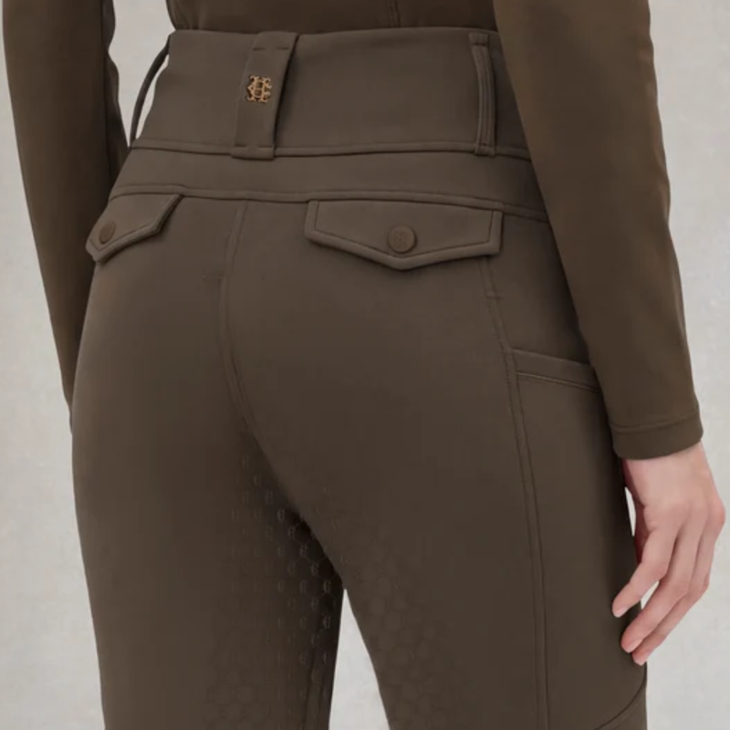 Holland Cooper Cranborne Contour Breeches - Mocha-1