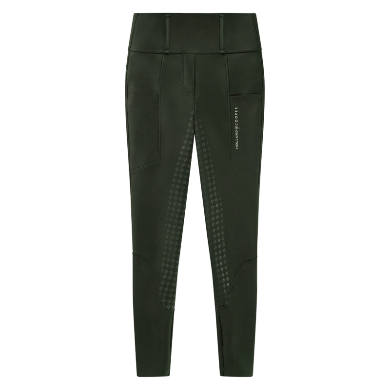 Holland Cooper Cranborne Contour Breeches - Dark Olive-2