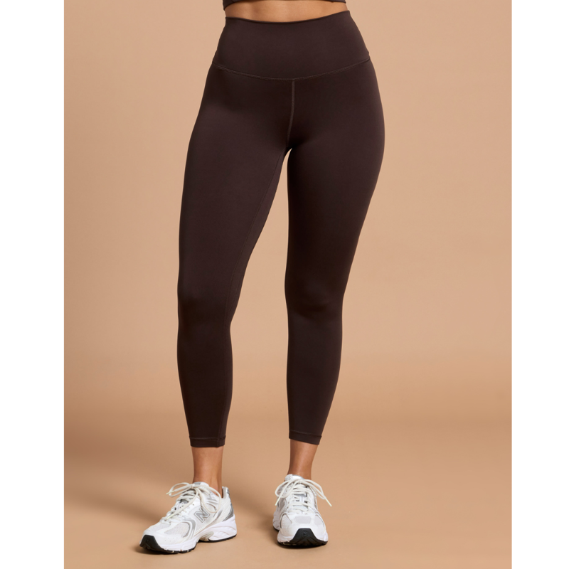 Gym + Coffee Women's 7/8 Leggings - Mocha Bean-1