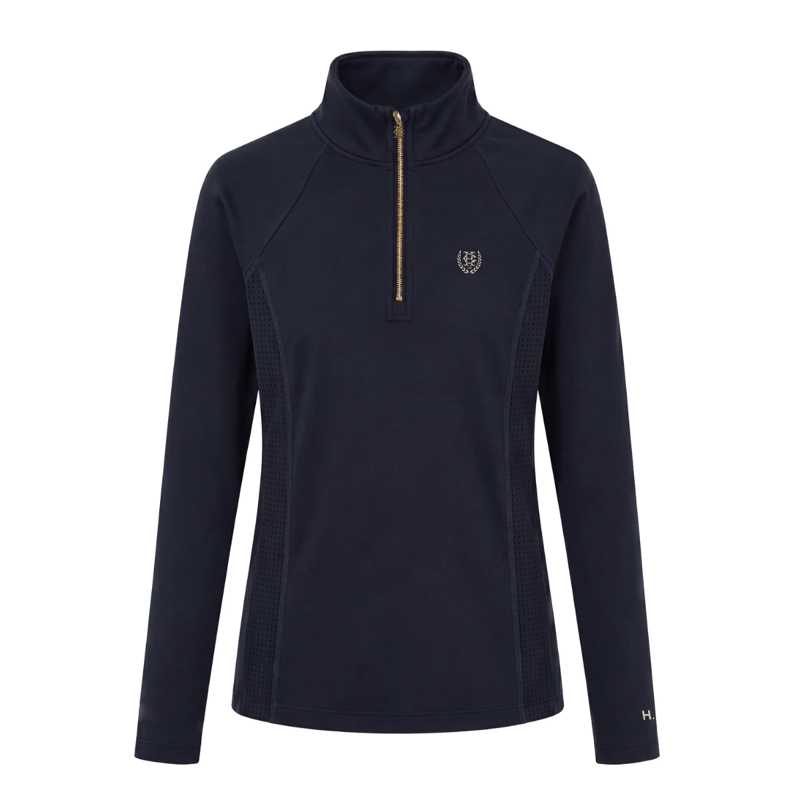 Holland Cooper Cranborne Long Sleeve Base Layer - Ink Navy-4
