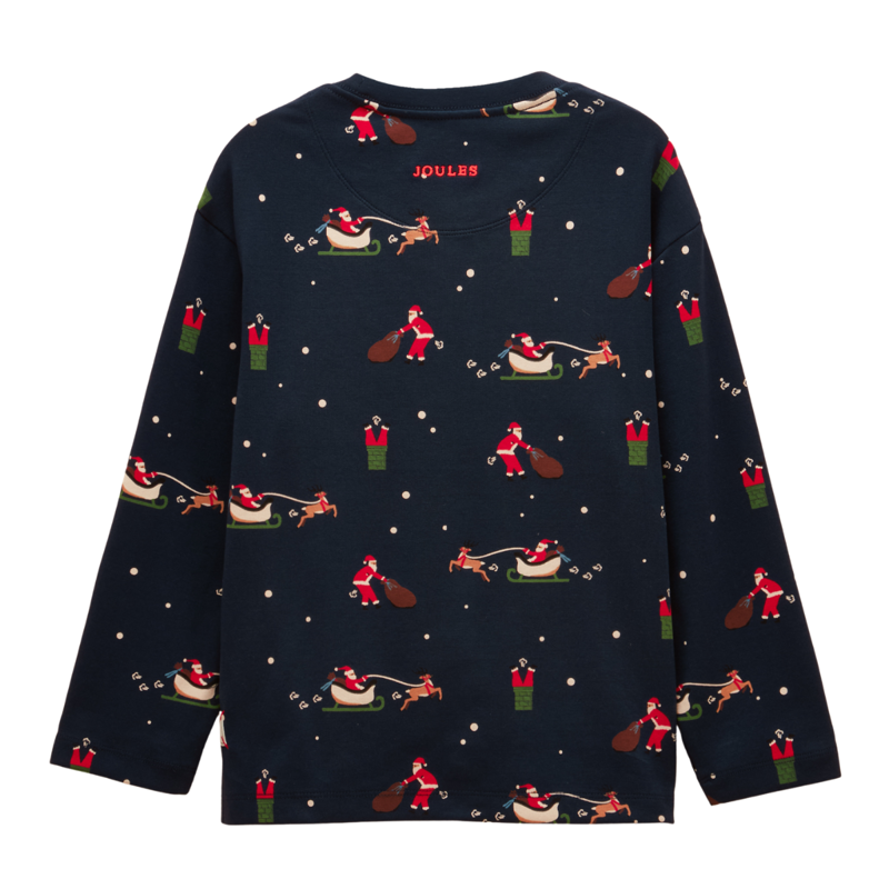 Joules Boys' Kipwell Pyjamas - Navy-2