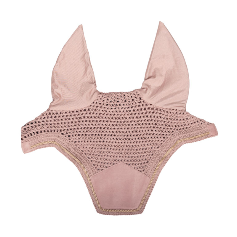 Kentucky Soundless Velvet Wellington Fly Veil Full - Soft Rose-1