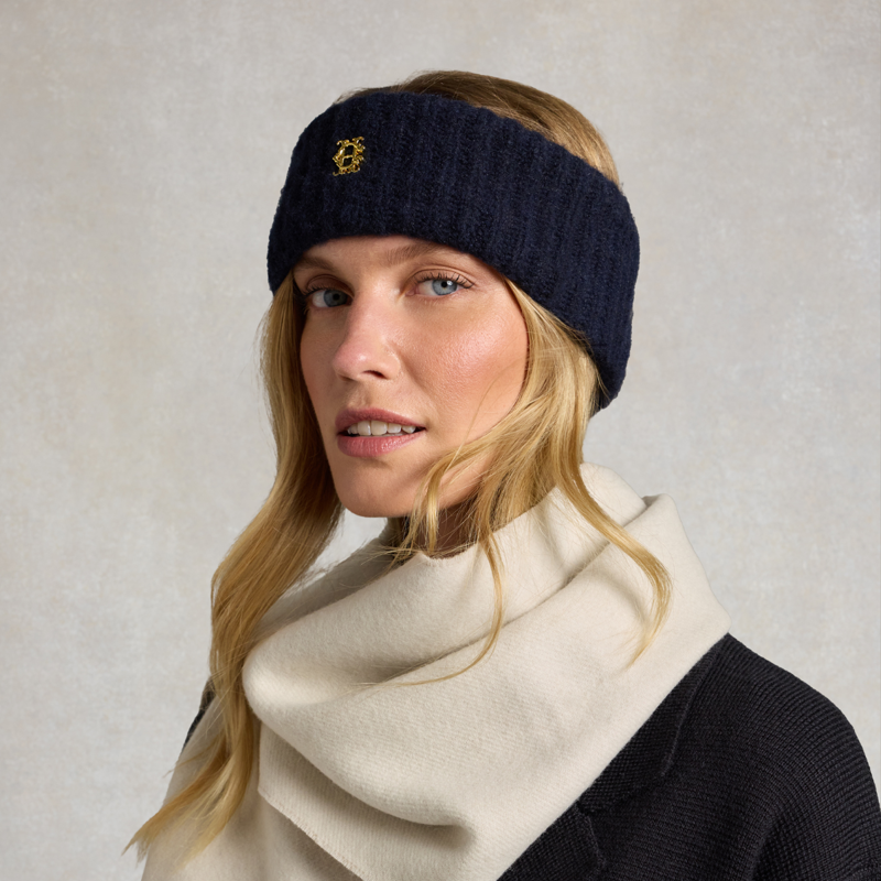 Holland Cooper Knitted Headband - Navy