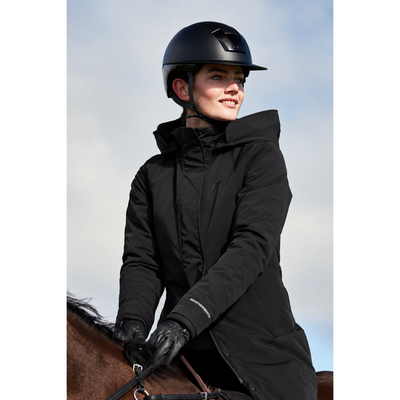 WeatherBeeta All Purpose Waterproof Insulated Longline Riding Jacket - Black-2