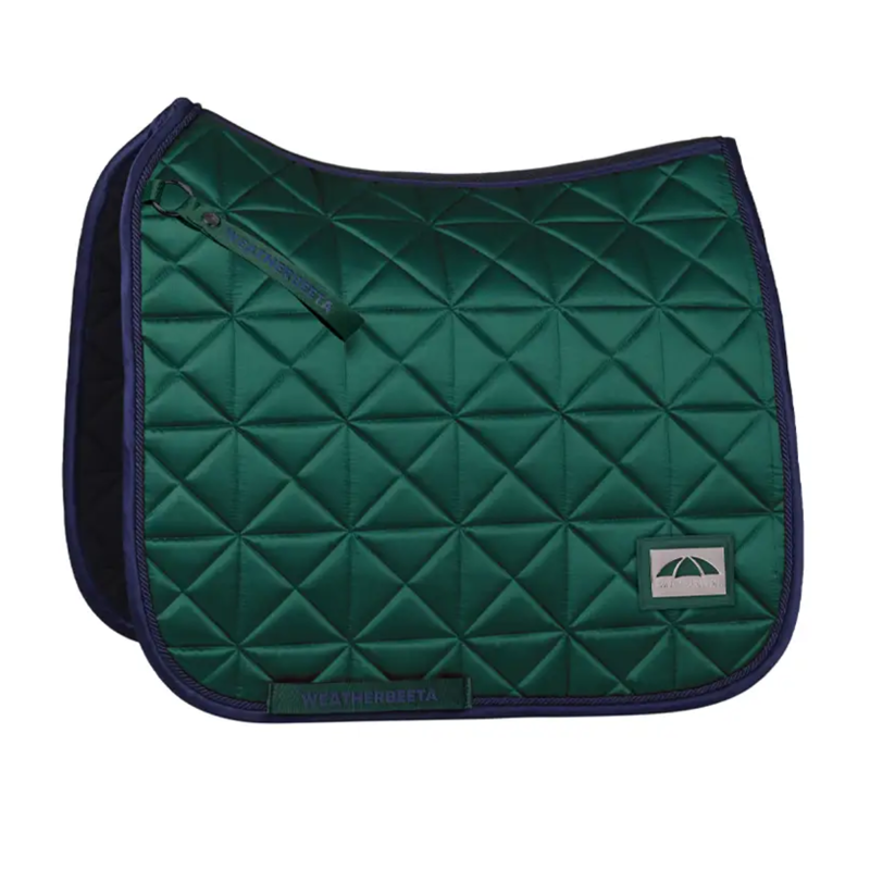 WeatherBeeta Satin Pro Air-Tec Dressage Saddlepad - Forest Green