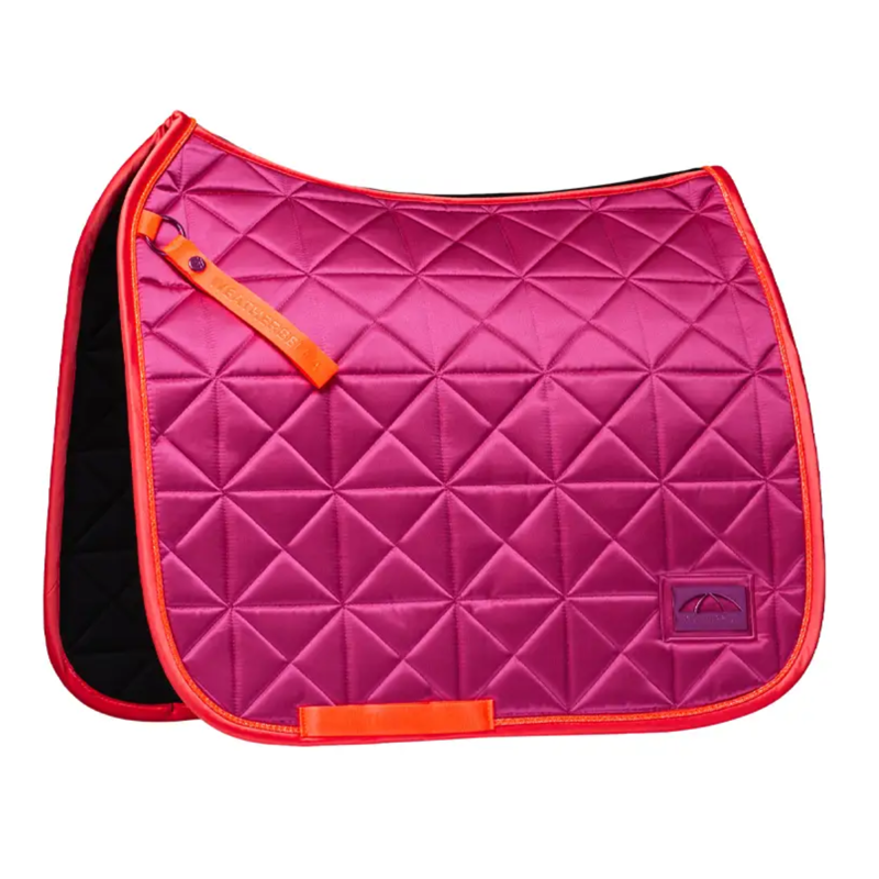 WeatherBeeta Satin Pro Air-Tec Dressage Saddlepad - Magenta