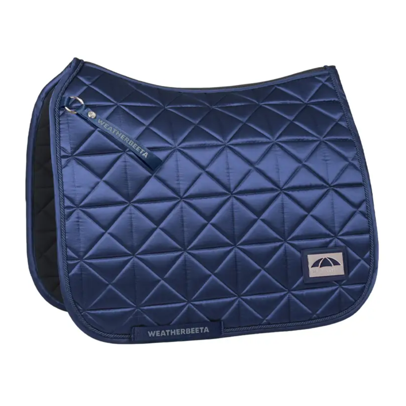 WeatherBeeta Satin Pro Air-Tec Dressage Saddlepad - Navy