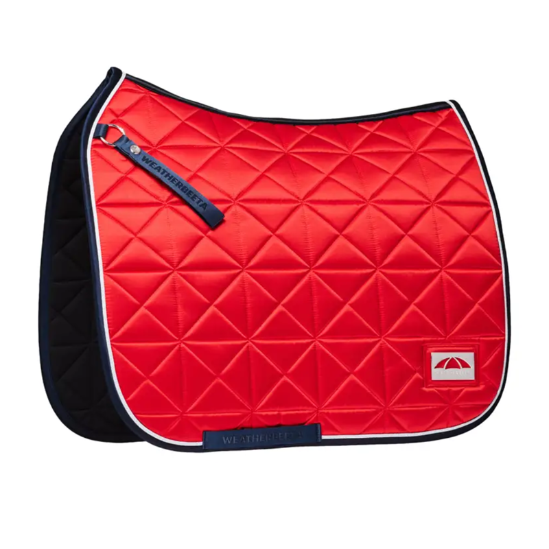 WeatherBeeta Satin Pro Air-Tec Dressage Saddlepad - Red