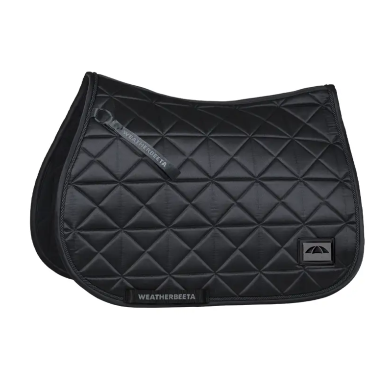WeatherBeeta Satin Pro Air-Tec Euro Jump Saddlepad - Black