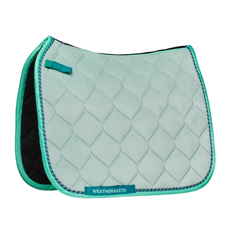 WeatherBeeta Velvet Dressage Saddlepad - Blue