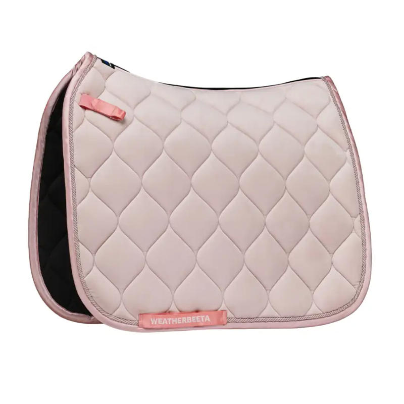 WeatherBeeta Velvet Dressage Saddlepad - Pink