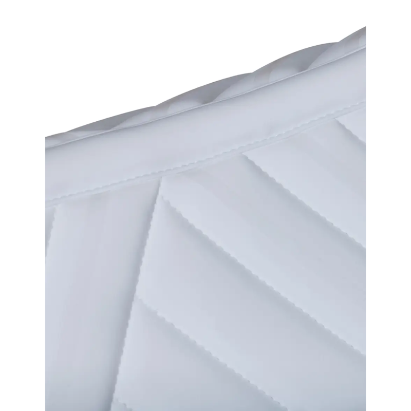WeatherBeeta Softshell Pro Grip Dressage Saddlepad - White-1