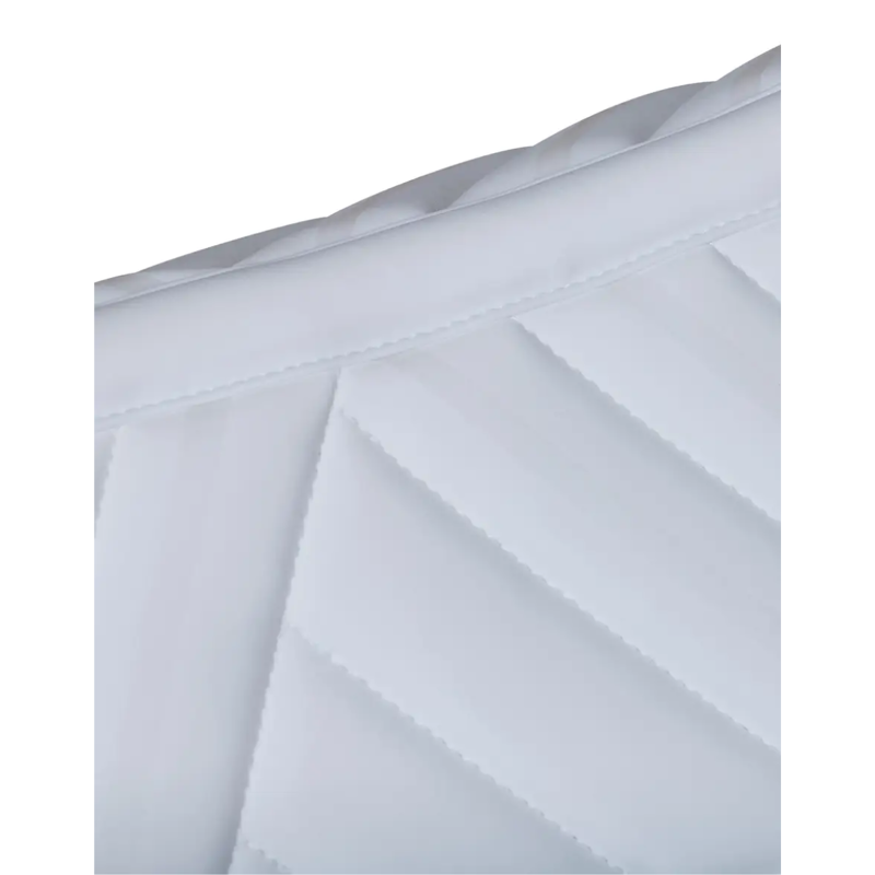 WeatherBeeta Softshell Pro Grip Euro Jump Saddlepad - White-1