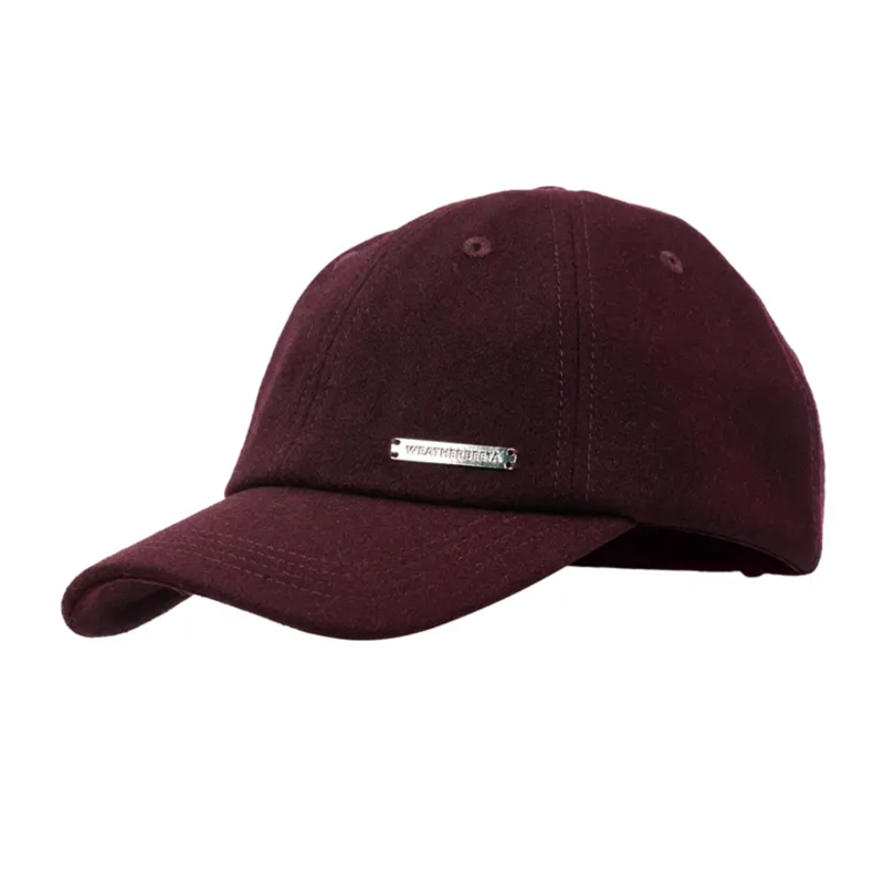 WeatherBeeta Performance Melton Wool Cap - Blackberry Marle