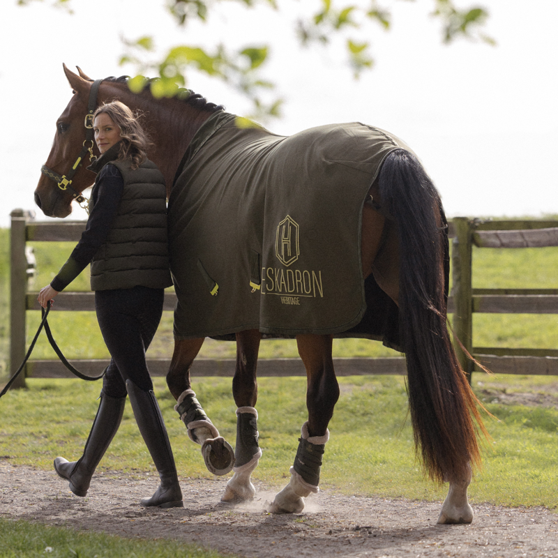 Eskadron Jersey Sparkle Sweat Rug Heritage AW26 - Deep Moss-1