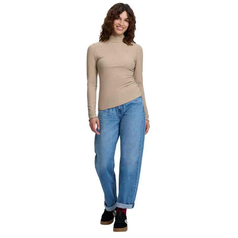 LeMieux Lustre Ribbed Top - Champagne-5