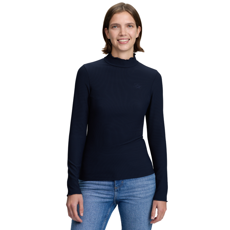 LeMieux Lustre Ribbed Top - Sapphire