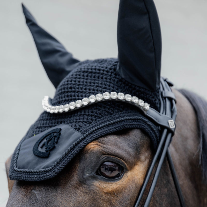Kentucky 3D Logo Wellington Soundless Fly Veil Full - Black-1