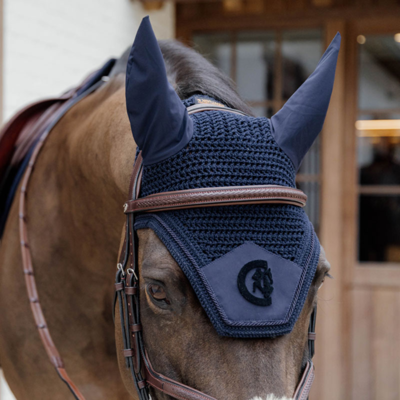 Kentucky 3D Logo Wellington Soundless Fly Veil Full - Navy