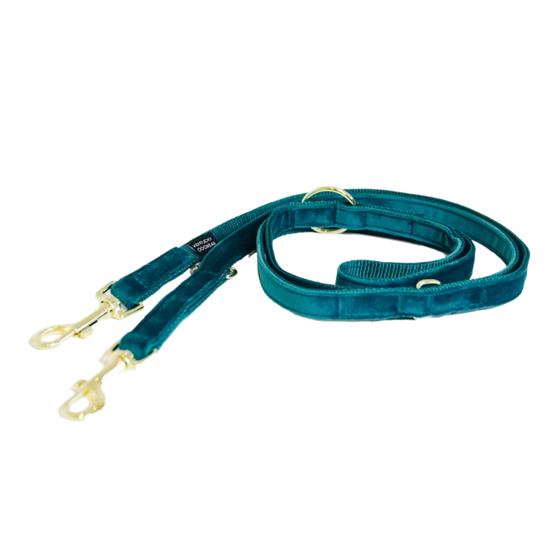 Kentucky Velvet Dog Lead 2m - Emerald