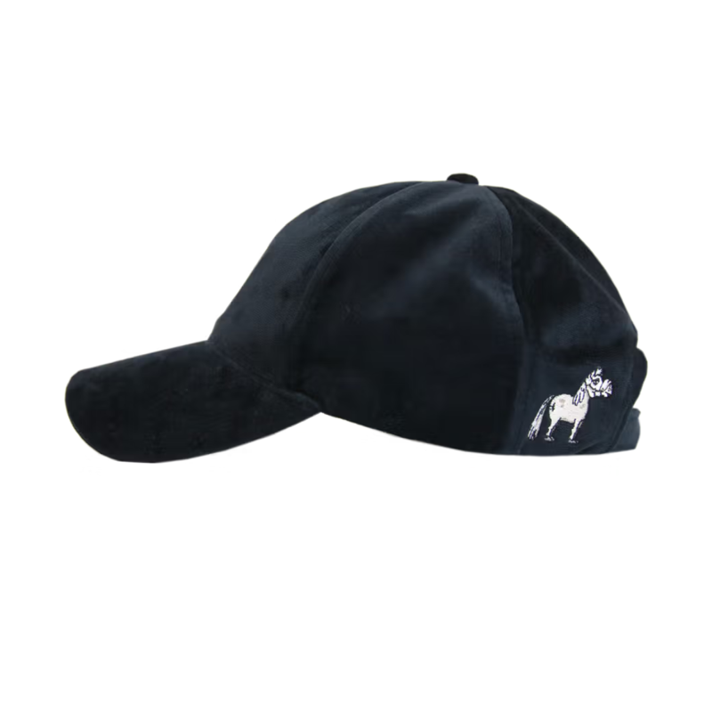 Kentucky Velvet Sammy Cap - Black-1
