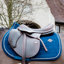 Kentucky Basic Velvet Jumping Saddlepad - Navy