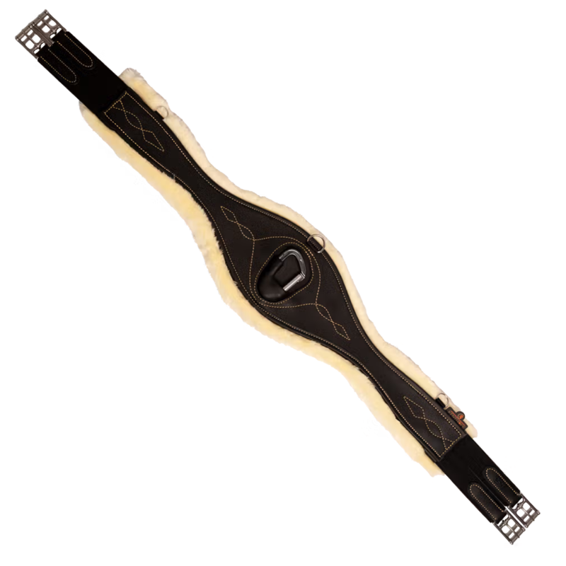 Kentucky Sheepskin Anatomic Girth - Black