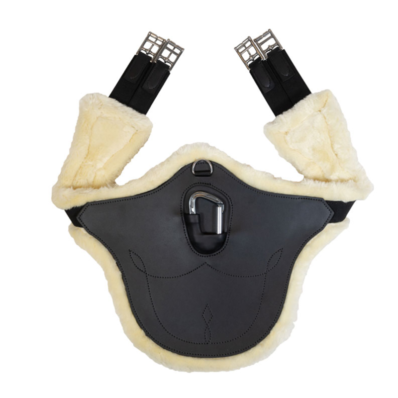 Kentucky Sheepskin Anatomic Stud Girth - Black