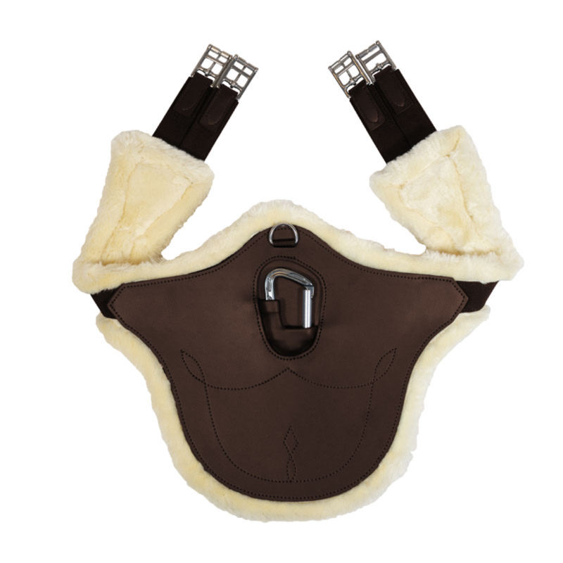 Kentucky Sheepskin Anatomic Stud Girth - Brown