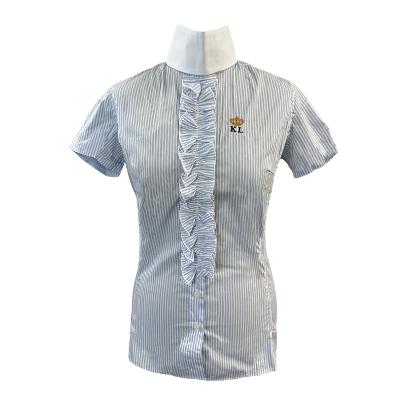 Kingsland Roseville Ladies Riding Shirt - Blue Striped