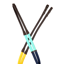 Dublin Rainbow Reins - Brown/Multi