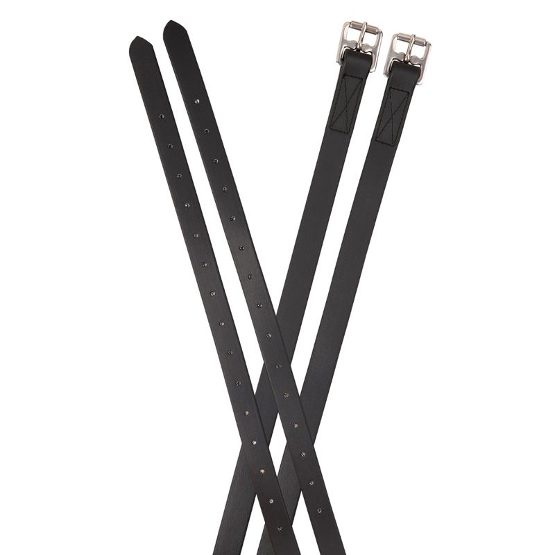 Dublin Synthetic Stirrup Leathers - Black