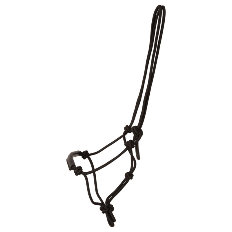 Grooming Deluxe Rope Halter - Black-1