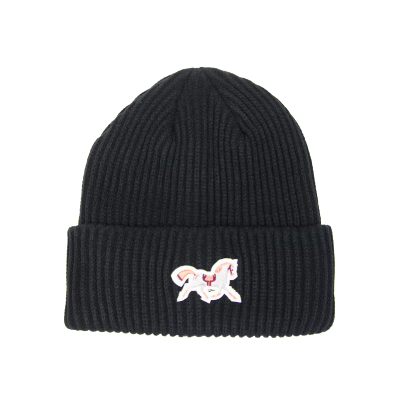 Kentucky Black Horse Beanie - Old Rose