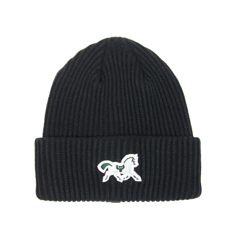 Kentucky Black Horse Beanie - Dark Green