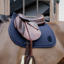 Kentucky Plaited 3D Logo Show Jumping Saddlepad Full - Navy