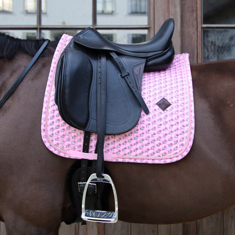 Kentucky Sammy Collection Dressage Saddlepad - Old Rose