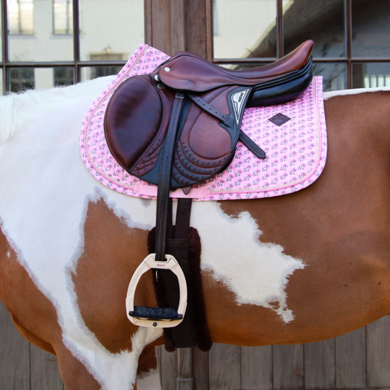 Kentucky Sammy Collection Jumping Saddlepad - Old Rose