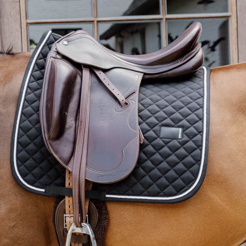Kentucky Diamond Rope Dressage Saddlepad Full - Black