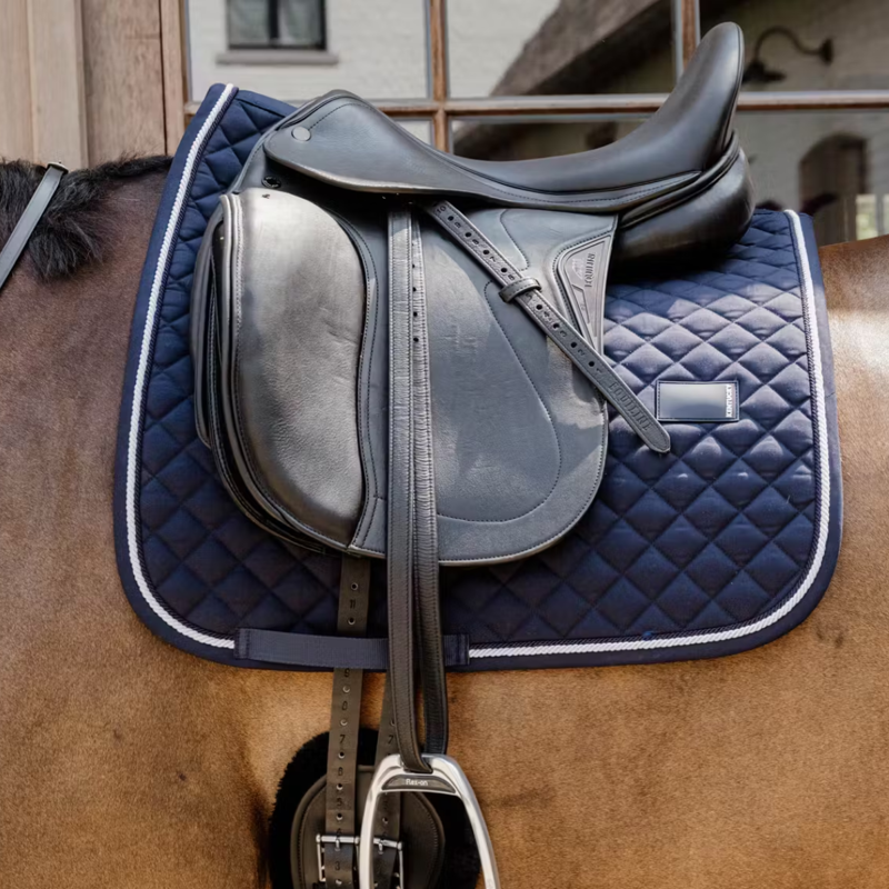 Kentucky Diamond Rope Dressage Saddlepad Full - Navy