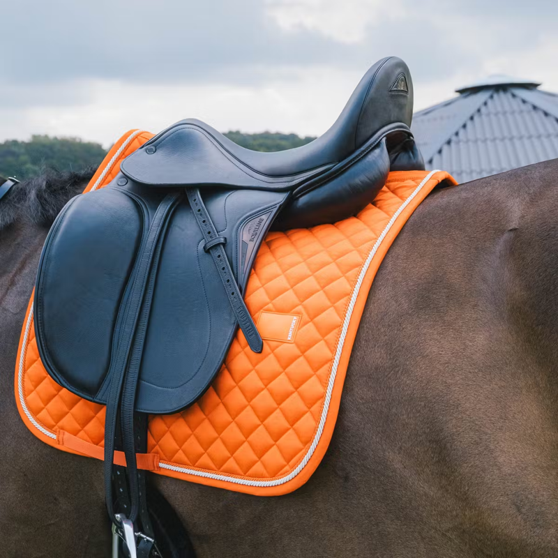 Kentucky Diamond Rope Dressage Saddlepad Full - Orange