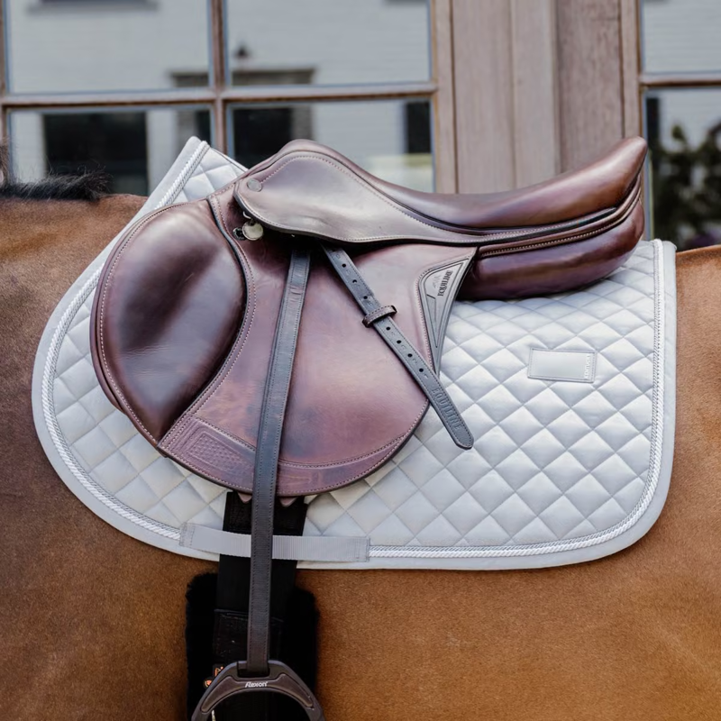 Kentucky Diamond Rope Jumping Saddlepad Full - Grey