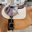 Kentucky Onion Quilt 3D Logo Jumping Saddlepad Full - Beige