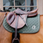 Kentucky Onion Quilt 3D Logo Jumping Saddlepad Full - Pine Green
